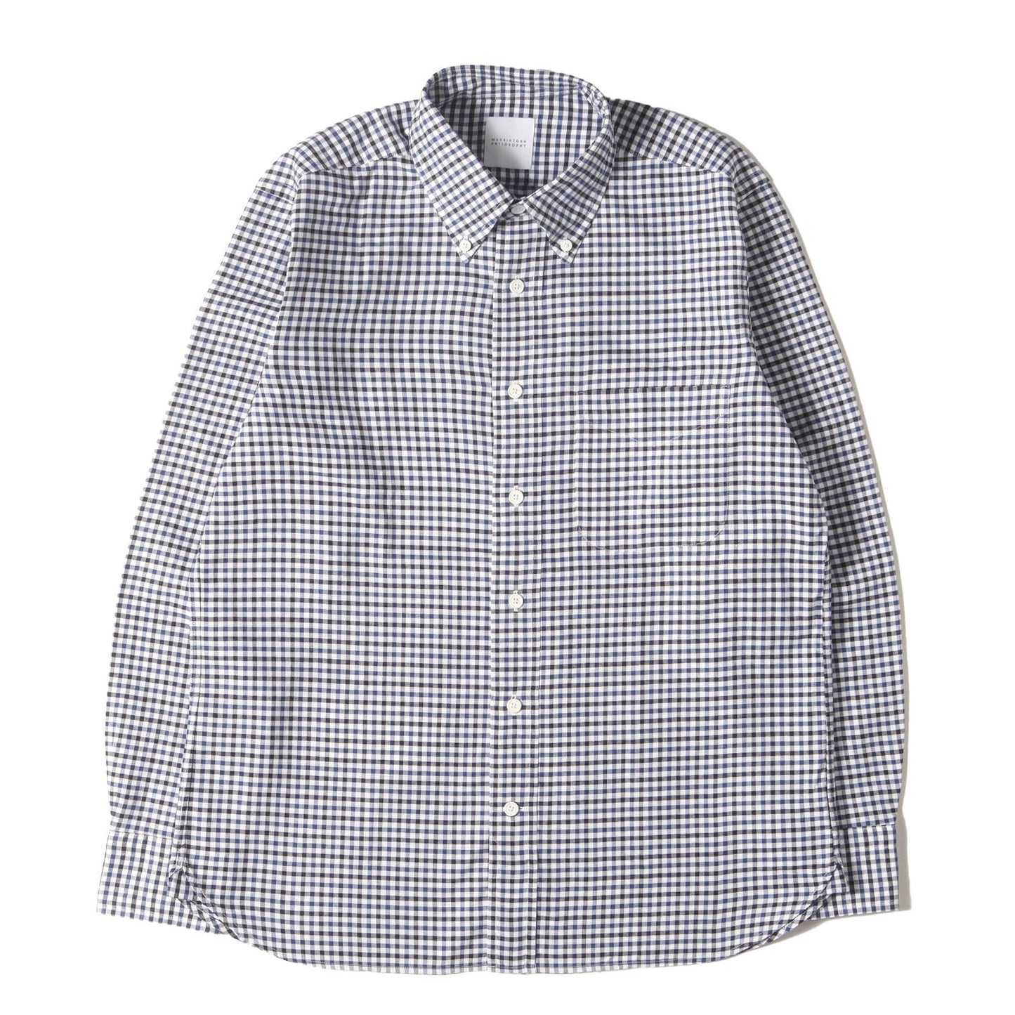 オックスフォード チェック ボタンダウンシャツ