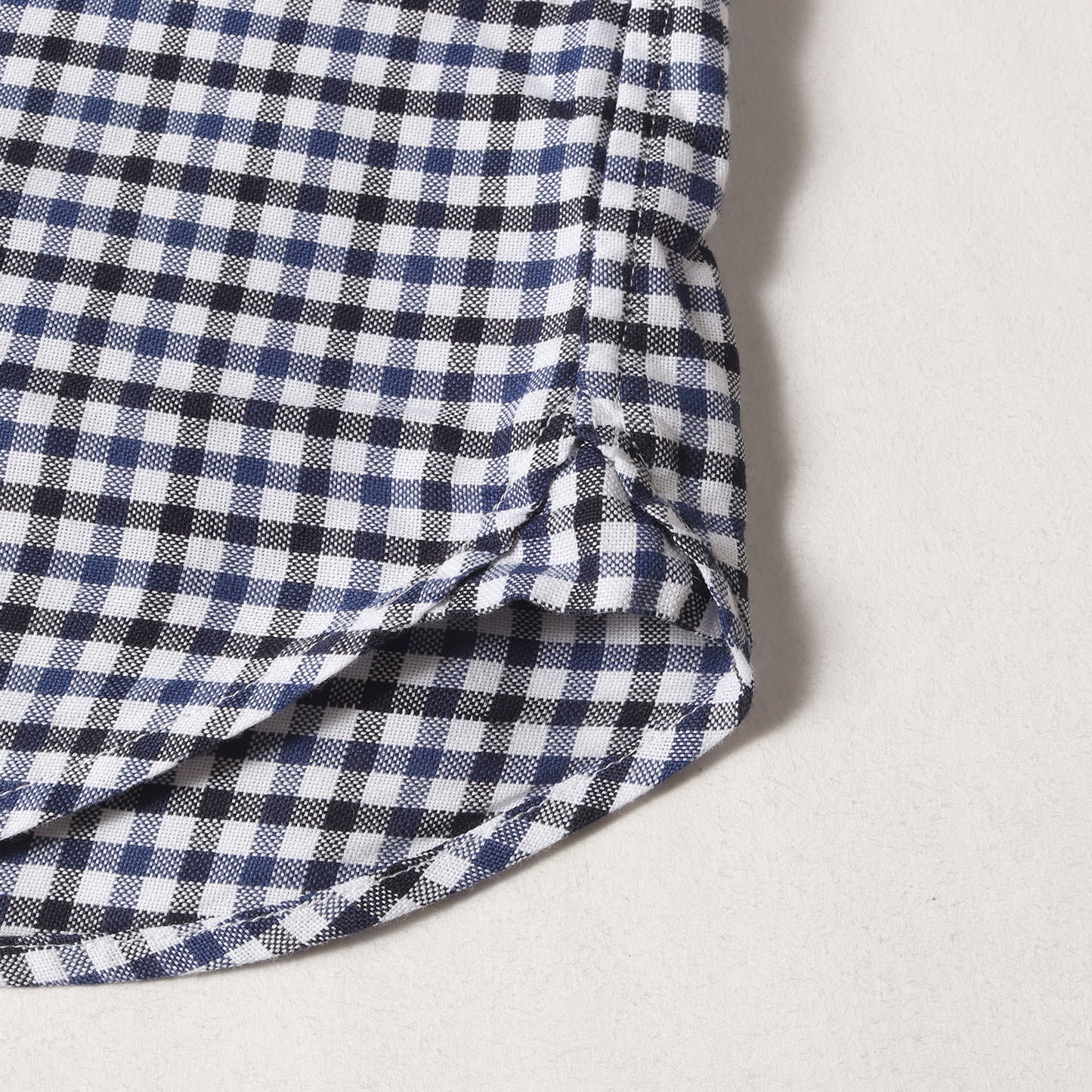 オックスフォード チェック ボタンダウンシャツ