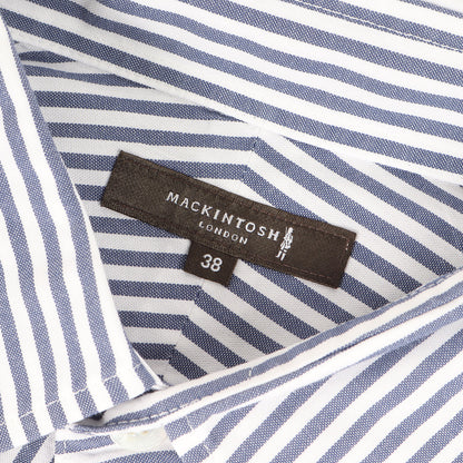 ストライプ ボタンダウン 半袖シャツ