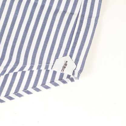 ストライプ ボタンダウン 半袖シャツ