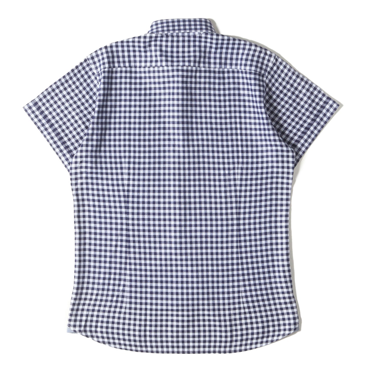 ギンガムチェック ボタンダウン トロッター 半袖シャツ(TROTTER SHIRT)