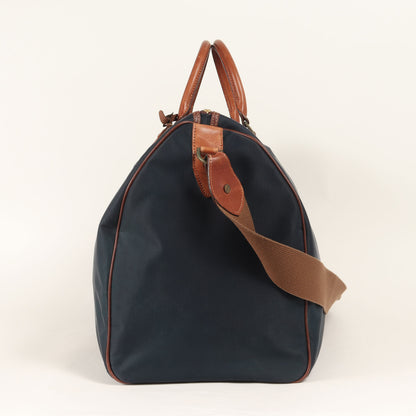 90s エンブレム刺繍 2WAY レザーコンビ ボストンバッグ