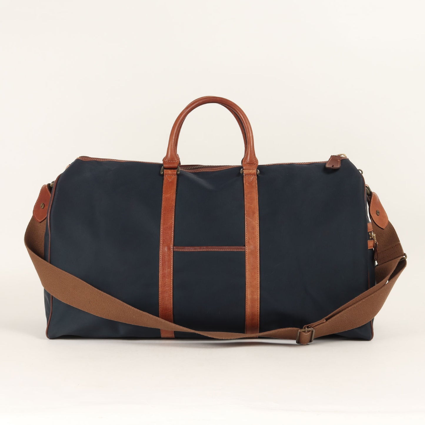 90s エンブレム刺繍 2WAY レザーコンビ ボストンバッグ