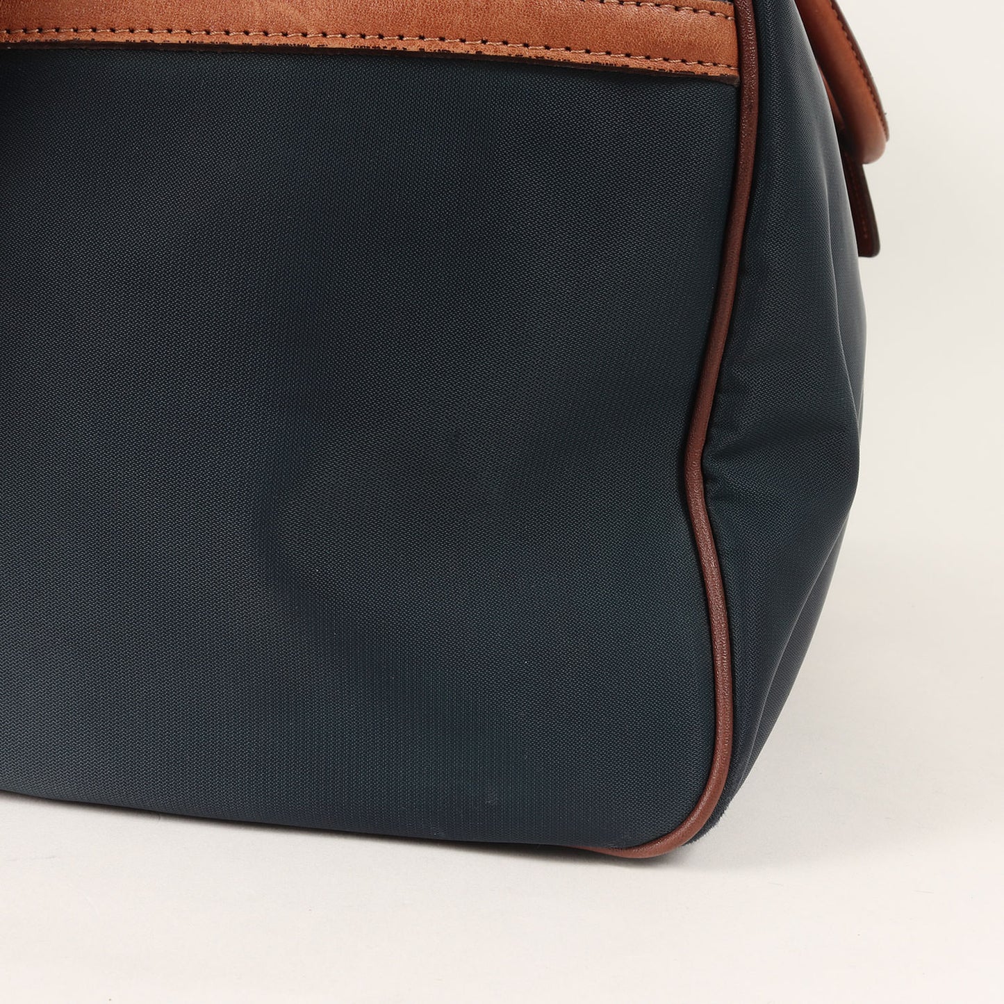 90s エンブレム刺繍 2WAY レザーコンビ ボストンバッグ