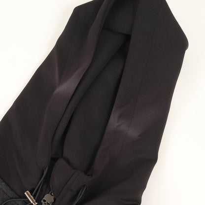 ジャージ切り返し フルジップ スウェットパーカー