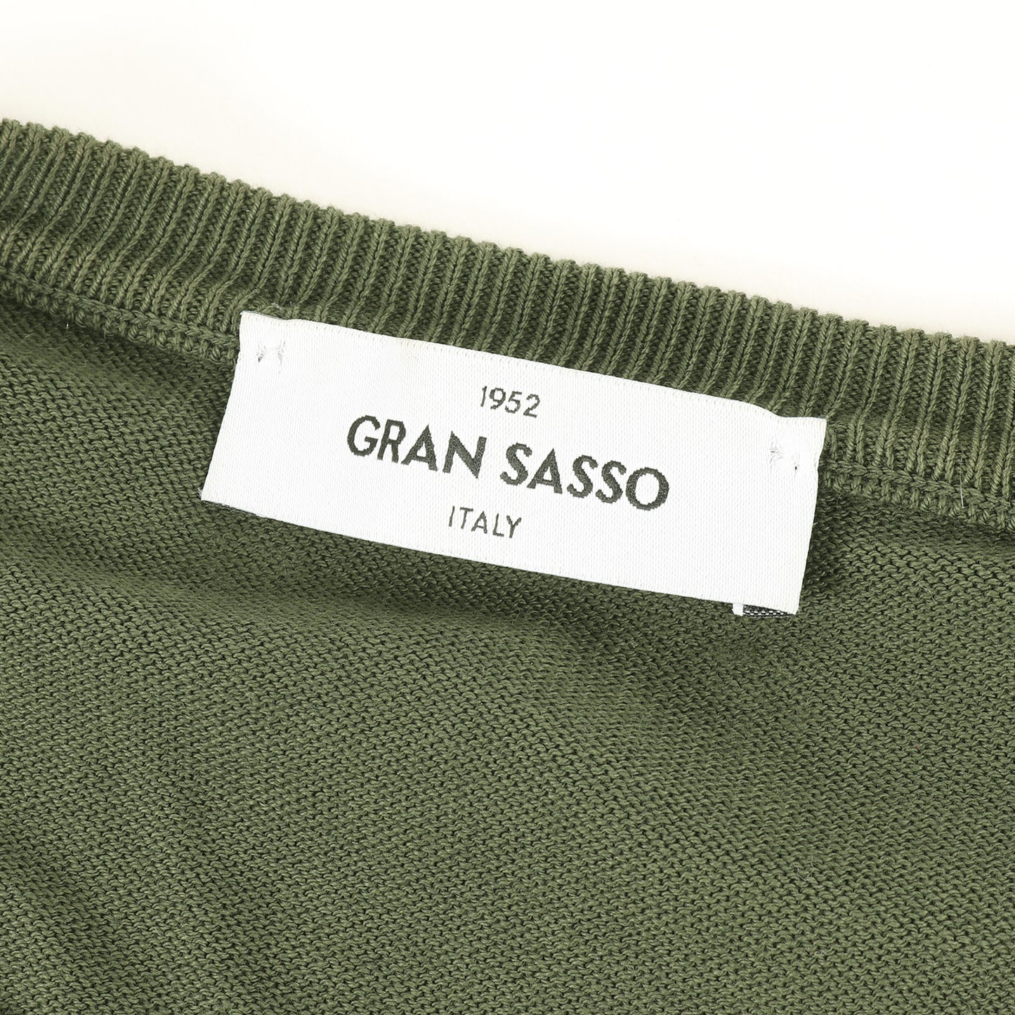 クルーネック コットン ニット