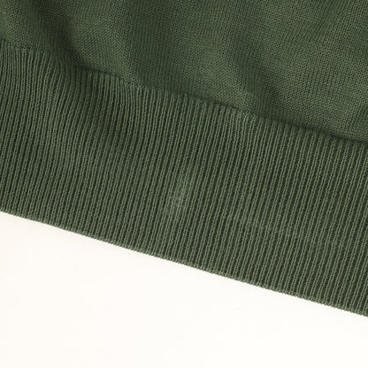 クルーネック コットン ニット