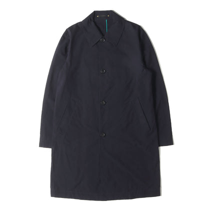 現行タグ 裏地フラワー柄 ステンカラーコート