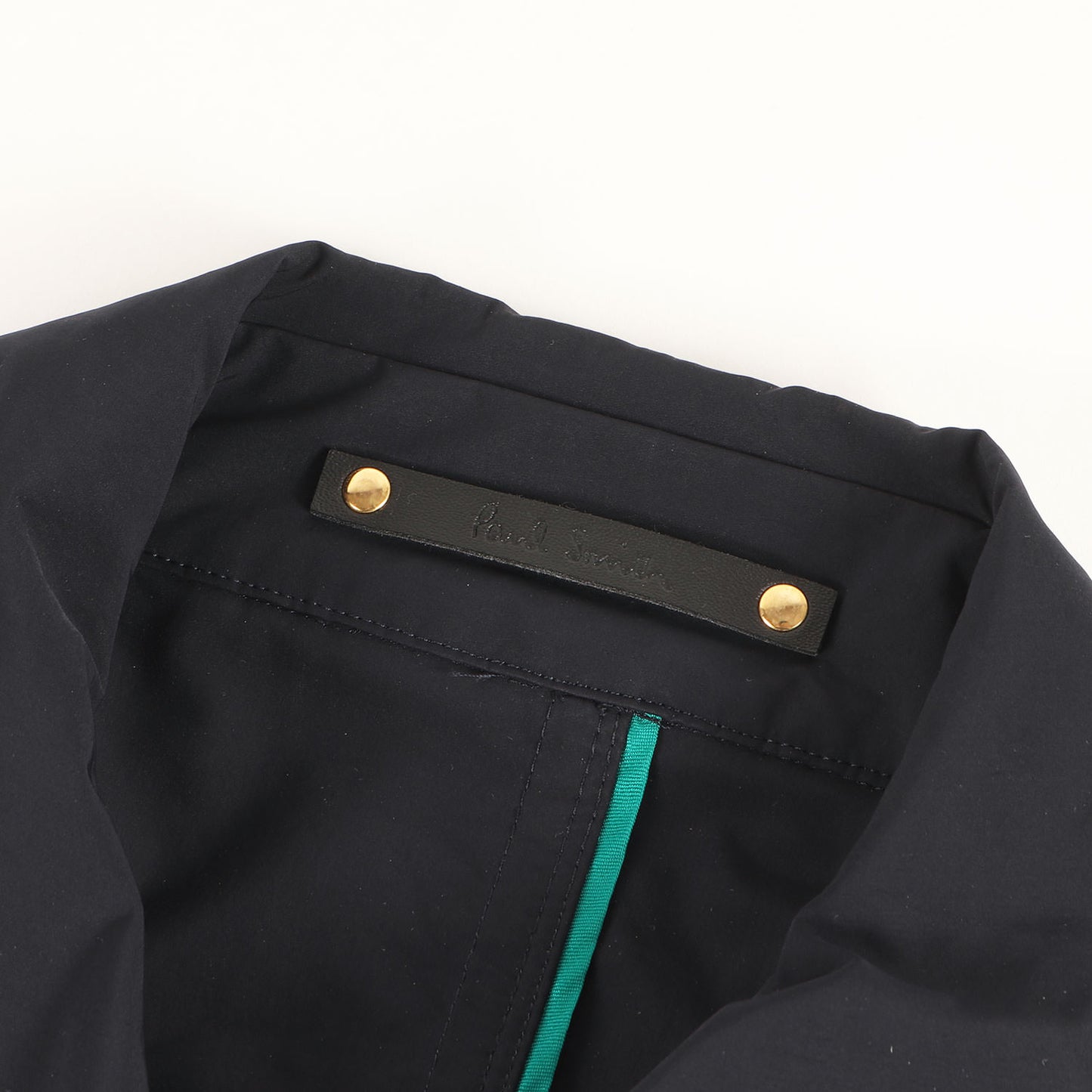 現行タグ 裏地フラワー柄 ステンカラーコート