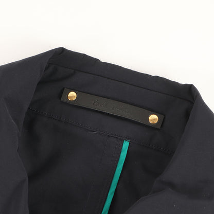 現行タグ 裏地フラワー柄 ステンカラーコート