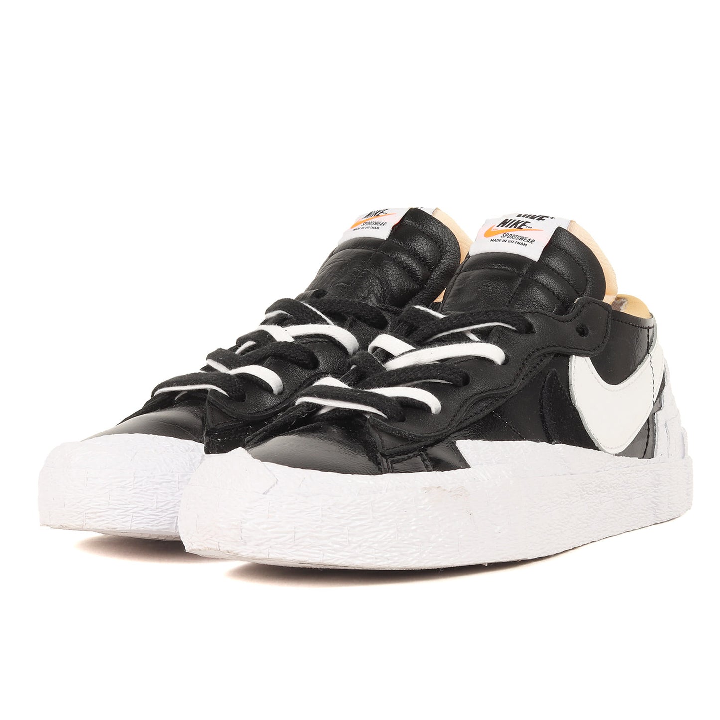 22SS ×NIKE BLAZER LOW / SACAI BLACK PATENT (DM6443-001)