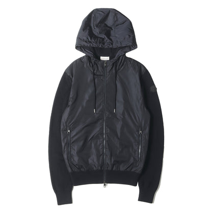 ナイロン コンビ フルジップ ニット ジャケット(MAGLIONE TRICOT CARDIGAN)