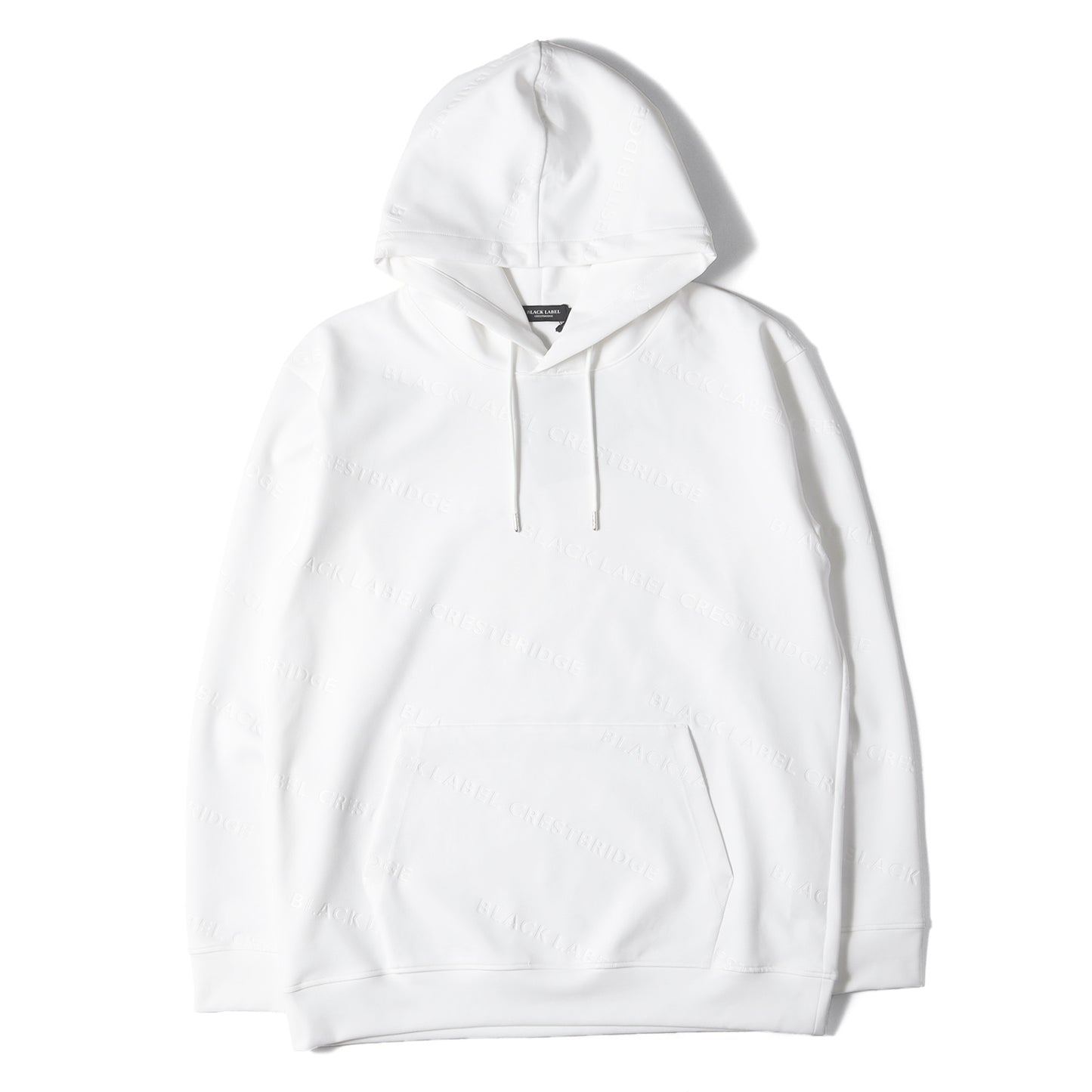 エンボスロゴ柄 テックジャージ パーカー