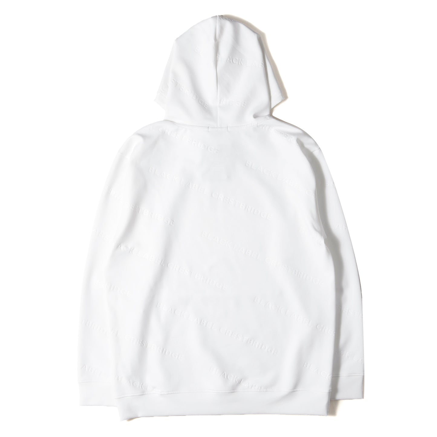 エンボスロゴ柄 テックジャージ パーカー