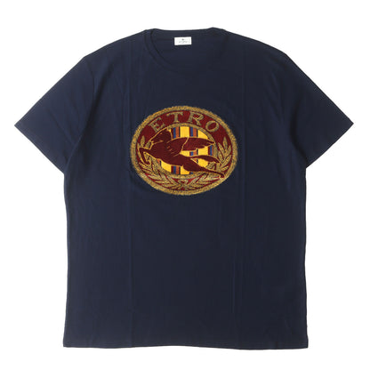 ベルベット アップリケ コットンジャージー Tシャツ