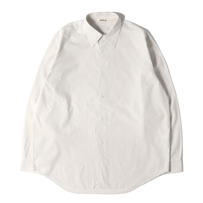 22AW オーバーサイズ コットン シャツ(WASHED FINX TWILL SHIRTS)