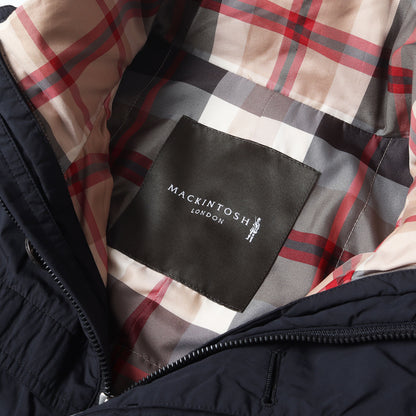 チェック柄ライナーダウン付き 3WAY ストレッチナイロン コート