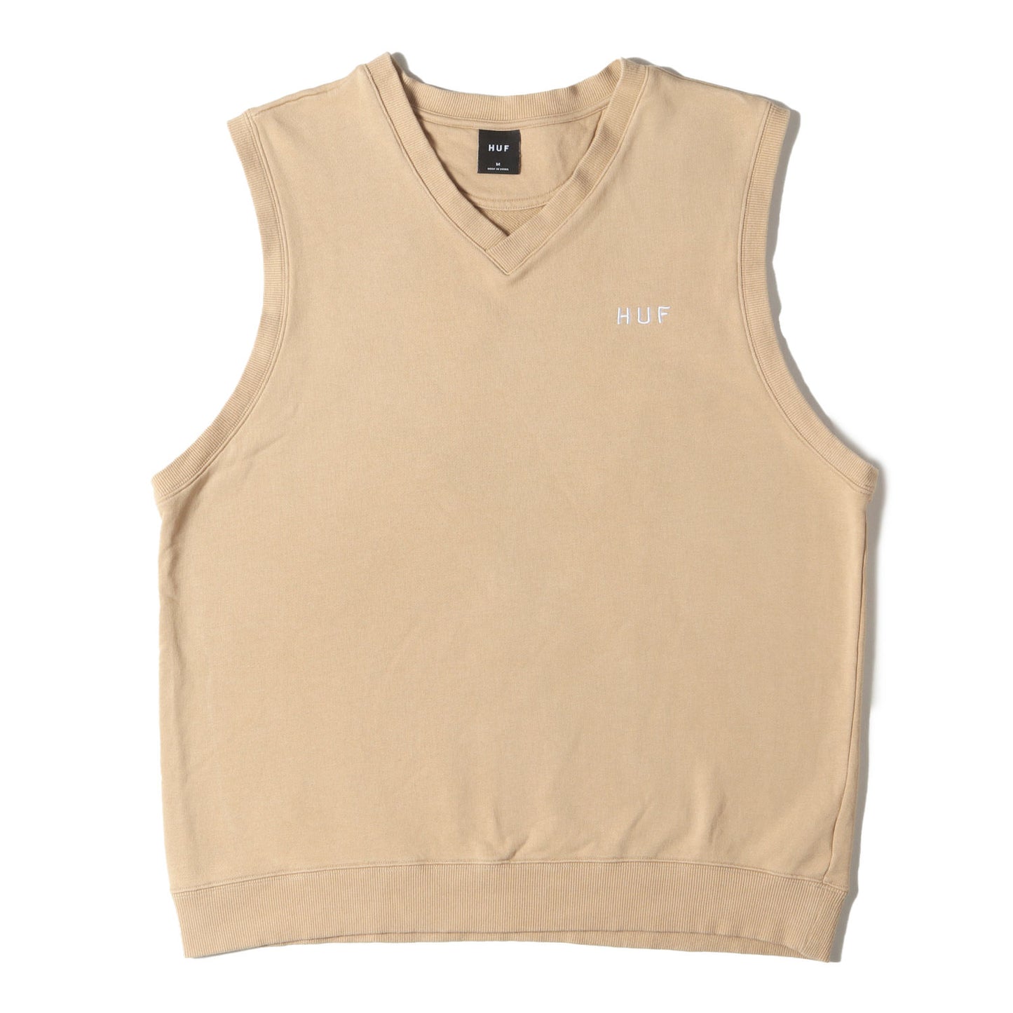 24SS ロゴ刺繍 Vネック スウェット ベスト(OG LOGO FLEECE VEST)