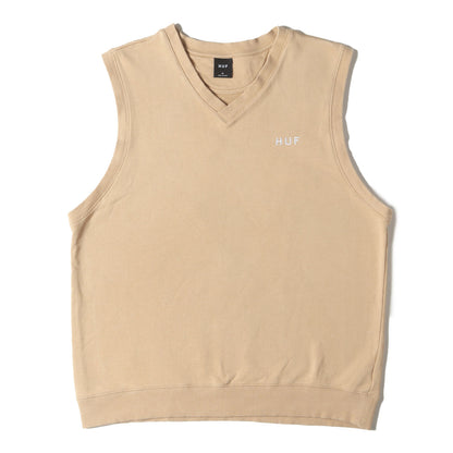 24SS ロゴ刺繍 Vネック スウェット ベスト(OG LOGO FLEECE VEST)