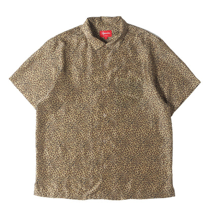 22SS レオパード柄 シルク 半袖シャツ(Leopard Silk S/S Shirt)