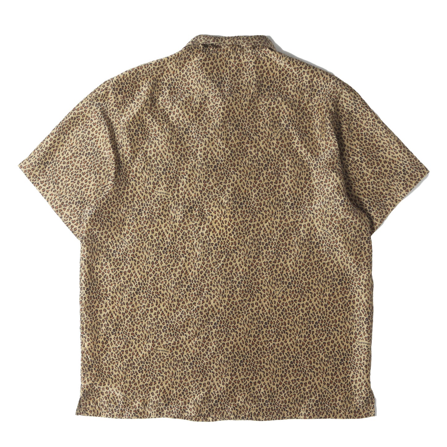 22SS レオパード柄 シルク 半袖シャツ(Leopard Silk S/S Shirt)