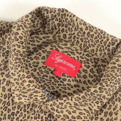 22SS レオパード柄 シルク 半袖シャツ(Leopard Silk S/S Shirt)