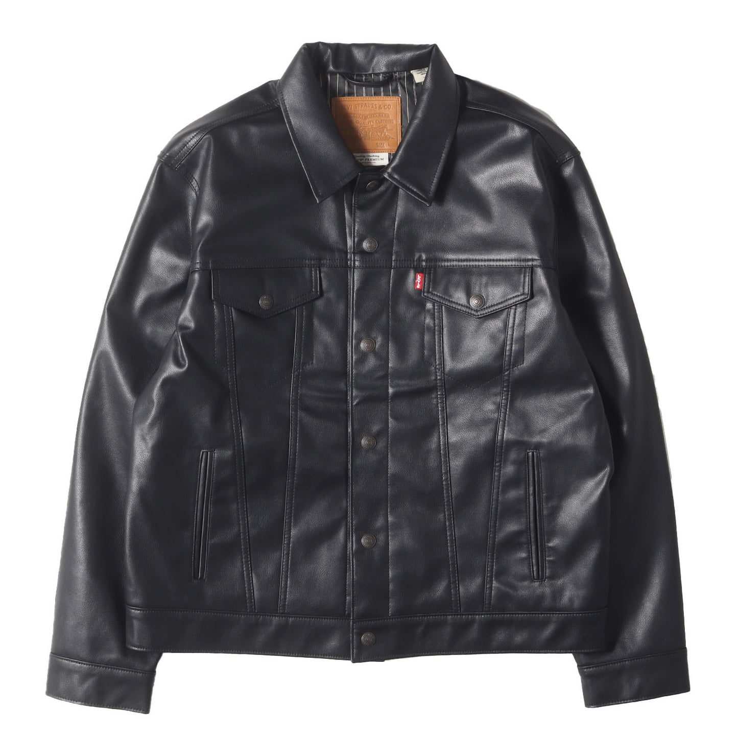[リーバイスプレミアム] 日本限定 3rdタイプ レザー トラッカー ジャケット (LEATHER TRUCKER JACKET)