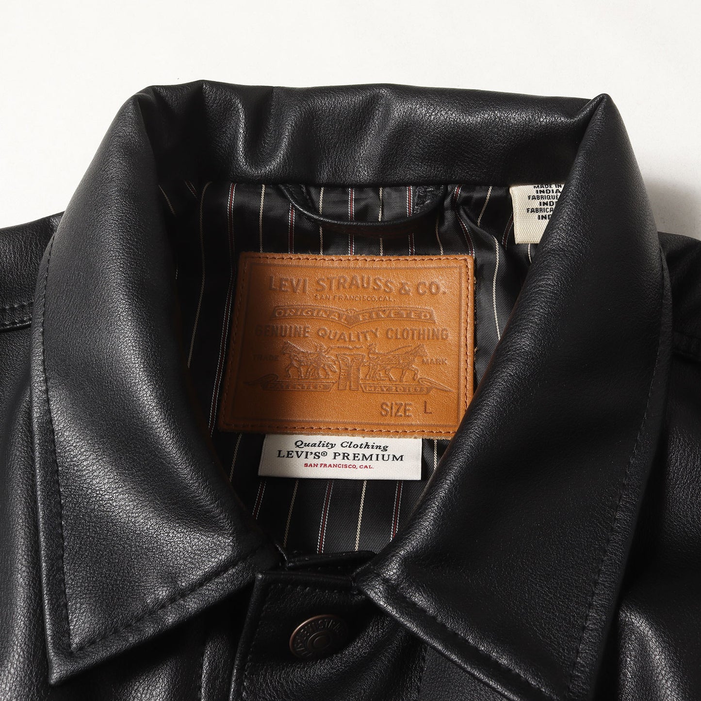 [リーバイスプレミアム] 日本限定 3rdタイプ レザー トラッカー ジャケット (LEATHER TRUCKER JACKET)