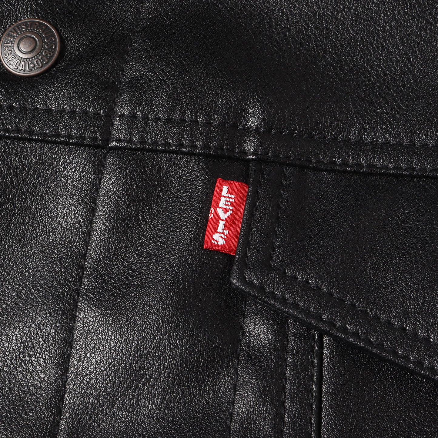 [リーバイスプレミアム] 日本限定 3rdタイプ レザー トラッカー ジャケット (LEATHER TRUCKER JACKET)