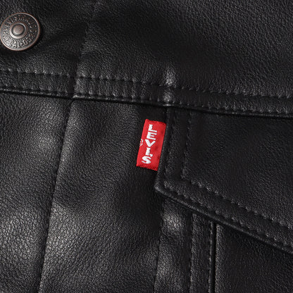 [リーバイスプレミアム] 日本限定 3rdタイプ レザー トラッカー ジャケット (LEATHER TRUCKER JACKET)