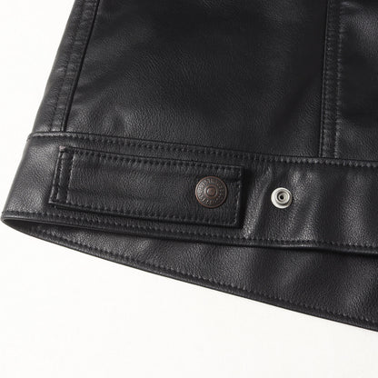 [リーバイスプレミアム] 日本限定 3rdタイプ レザー トラッカー ジャケット (LEATHER TRUCKER JACKET)