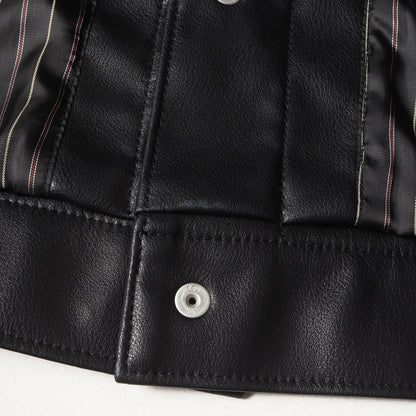 [リーバイスプレミアム] 日本限定 3rdタイプ レザー トラッカー ジャケット (LEATHER TRUCKER JACKET)
