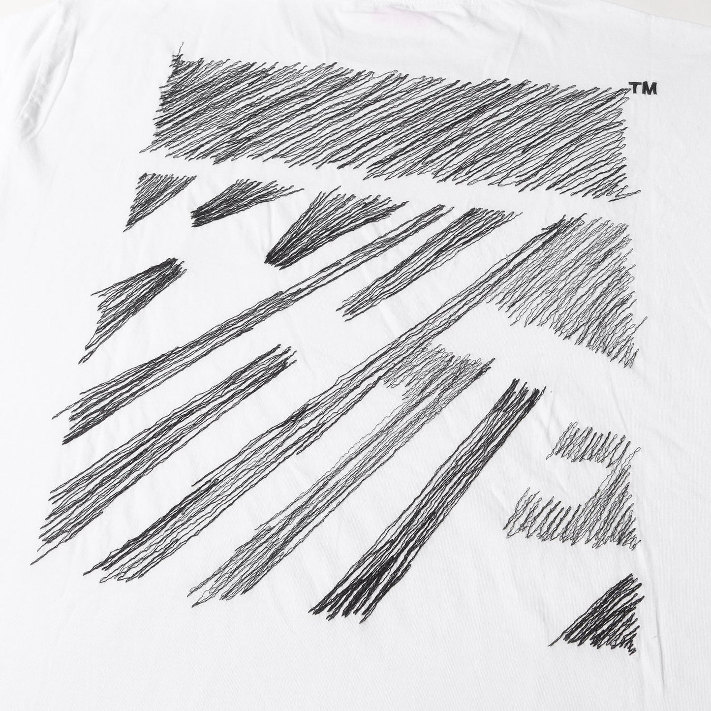 23SS アイコンマーク刺繍 オーバーサイズ Tシャツ(Scribble Diag Over S/S Tee)