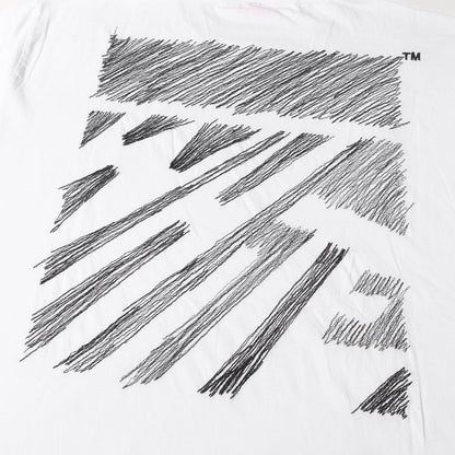 23SS アイコンマーク刺繍 オーバーサイズ Tシャツ(Scribble Diag Over S/S Tee)
