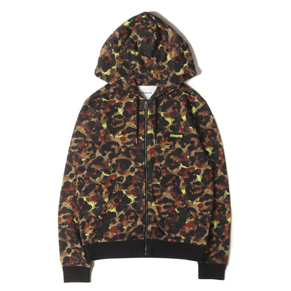 カモフラージュ フルジップ スウェットパーカー