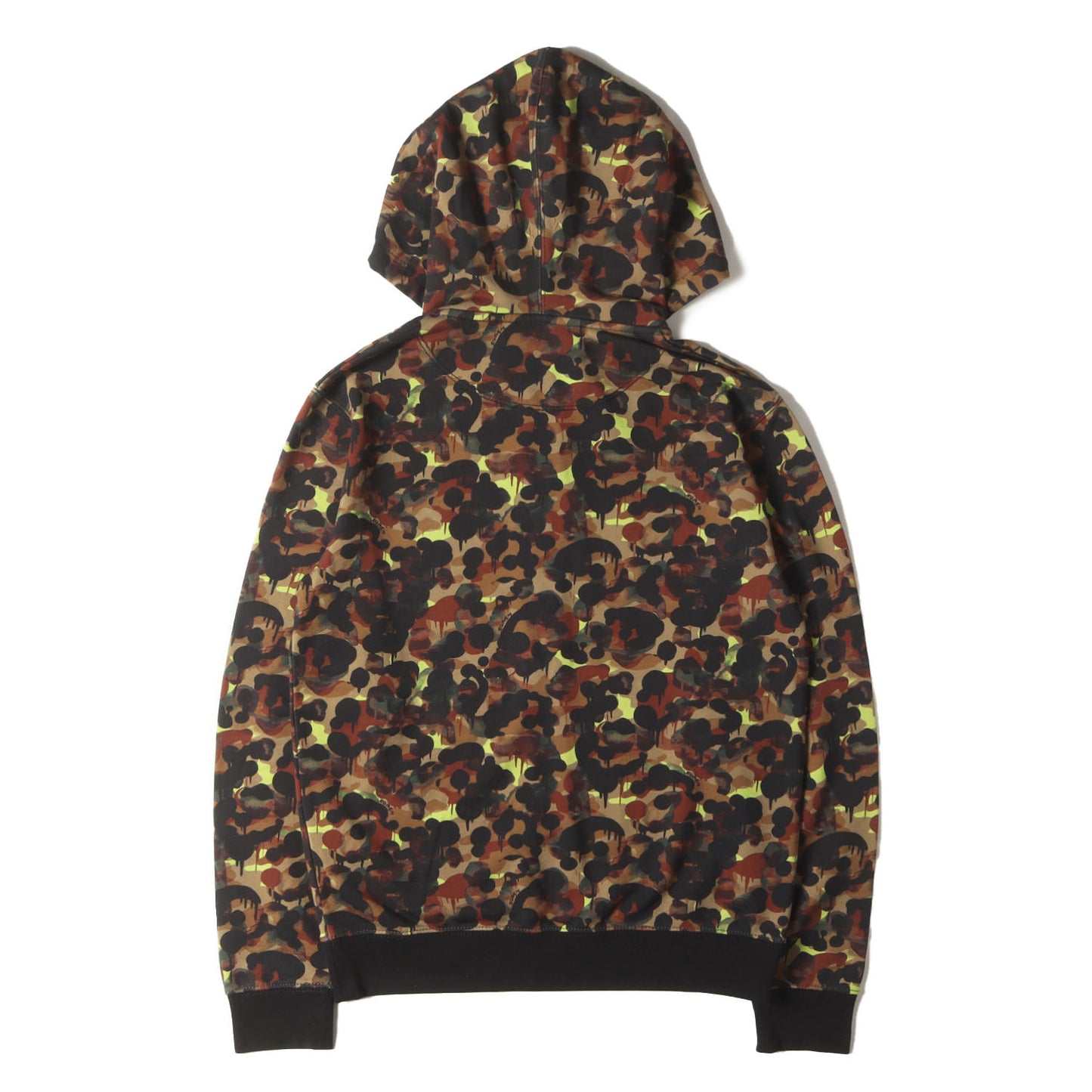 カモフラージュ フルジップ スウェットパーカー