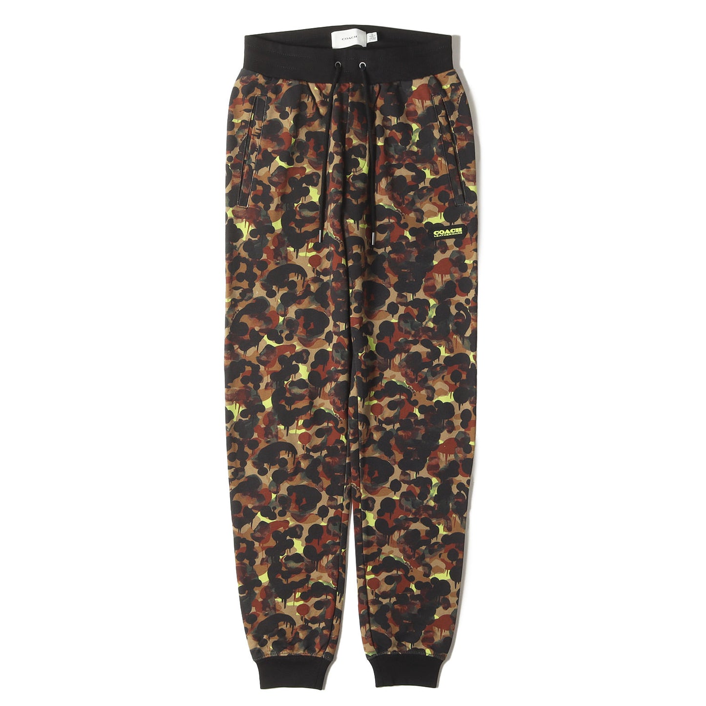 カモフラージュ テーパード スウェットパンツ