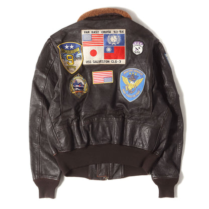 [人気 トップガンモデル] G-1 ゴートスキンレザー フライト ジャケット