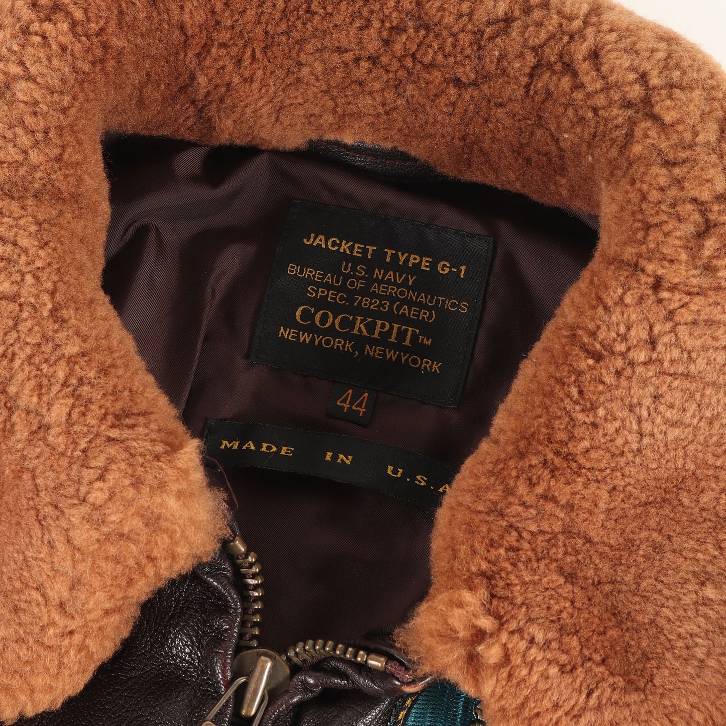 [人気 トップガンモデル] G-1 ゴートスキンレザー フライト ジャケット