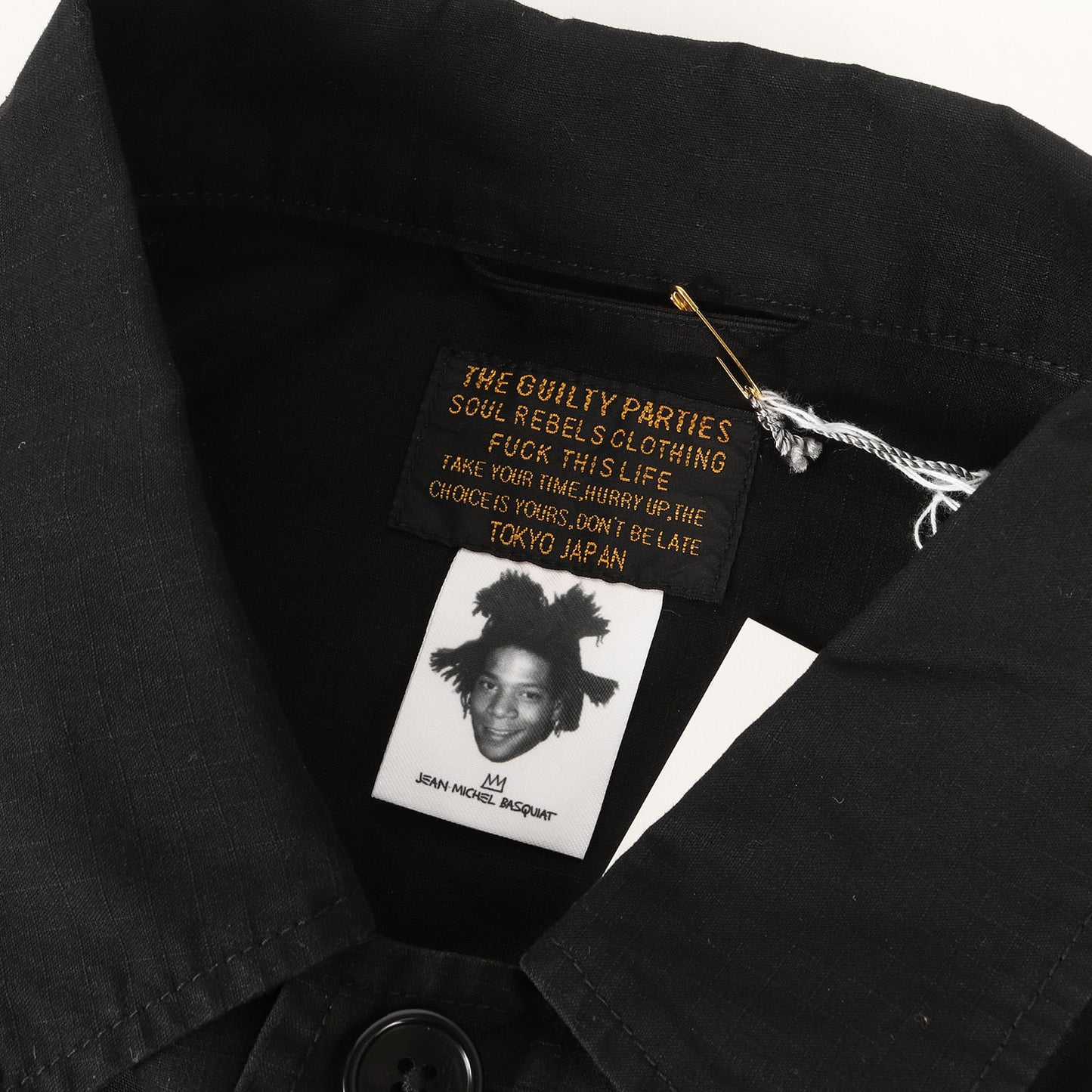 23SS ×JEAN-MICHEL BASQUIAT フォトプリント アーミーシャツ(ARMY SHIRT)