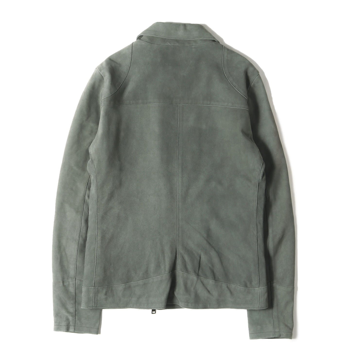 ヌバックレザー ダブルライダースジャケット