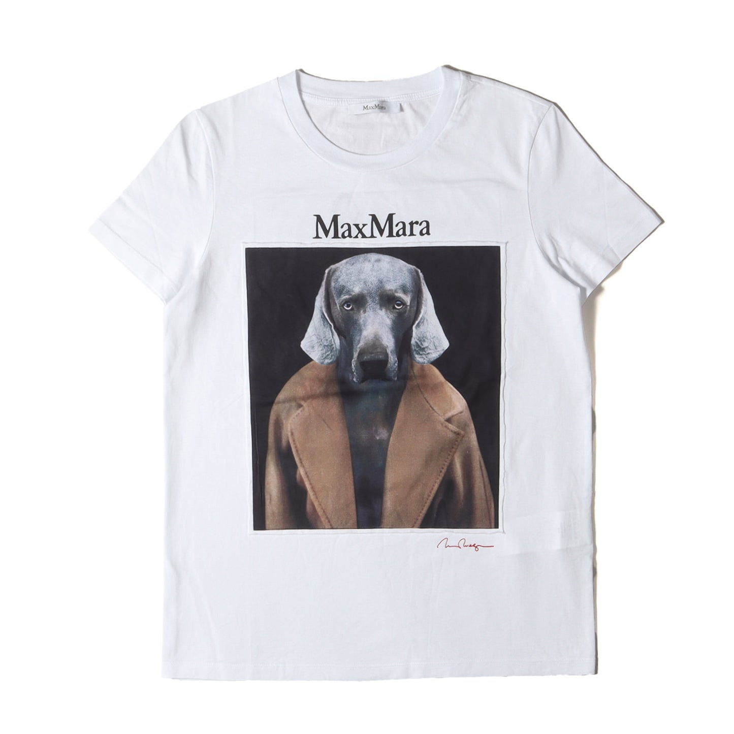 24AW ドッグ パッチ付き クルーネック Tシャツ