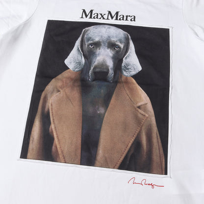 24AW ドッグ パッチ付き クルーネック Tシャツ