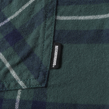 24AW タータンチェック フランネルシャツ(TARTAN CHECK SHIRT)