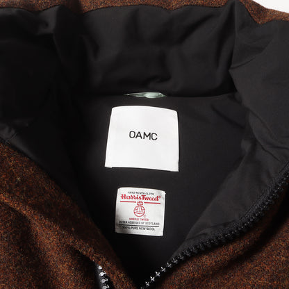 21AW ×HARRIS TWEED オーバーサイズ ツイード ダウンベスト(INFLATE GILET HARRIS TWEED)