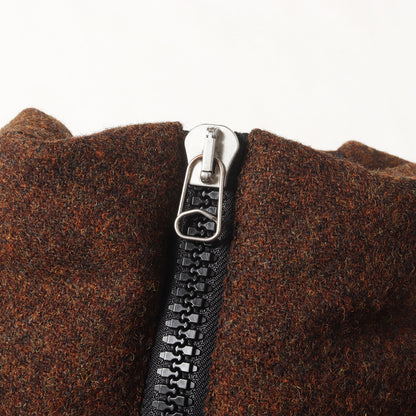 21AW ×HARRIS TWEED オーバーサイズ ツイード ダウンベスト(INFLATE GILET HARRIS TWEED)