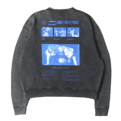 ブリーチ加工 絵画グラフィック オーバーサイズ スウェット(HARDCORE CARAVAGGIO CREWNECK)