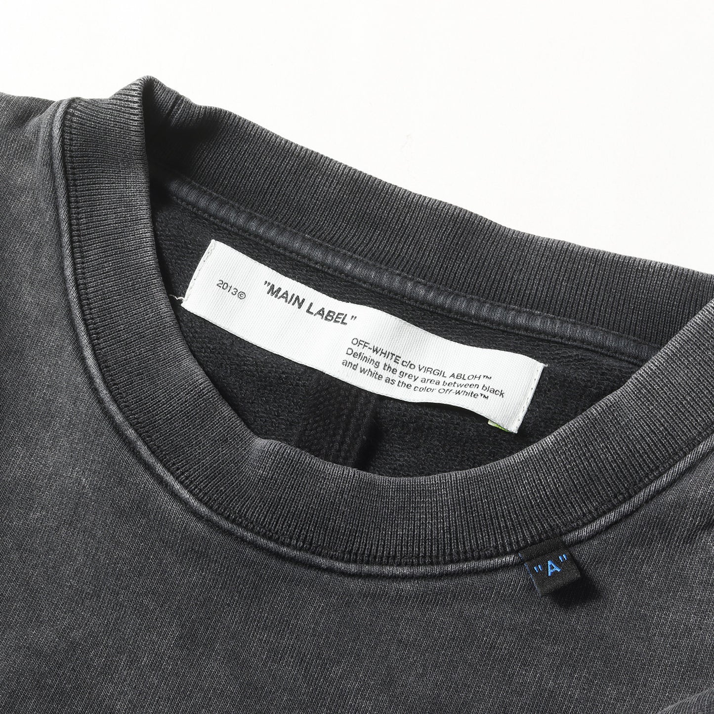 ブリーチ加工 絵画グラフィック オーバーサイズ スウェット(HARDCORE CARAVAGGIO CREWNECK)