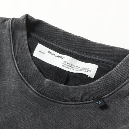 ブリーチ加工 絵画グラフィック オーバーサイズ スウェット(HARDCORE CARAVAGGIO CREWNECK)