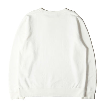 23AW コットン/カシミヤ クルーネック スウェット(COTTON CASHMERE CREWNECK SWEAT)